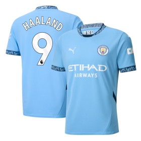 Manchester City Haaland 9 Domácí 2024-25 - Fotbalové Dresy (S/S)